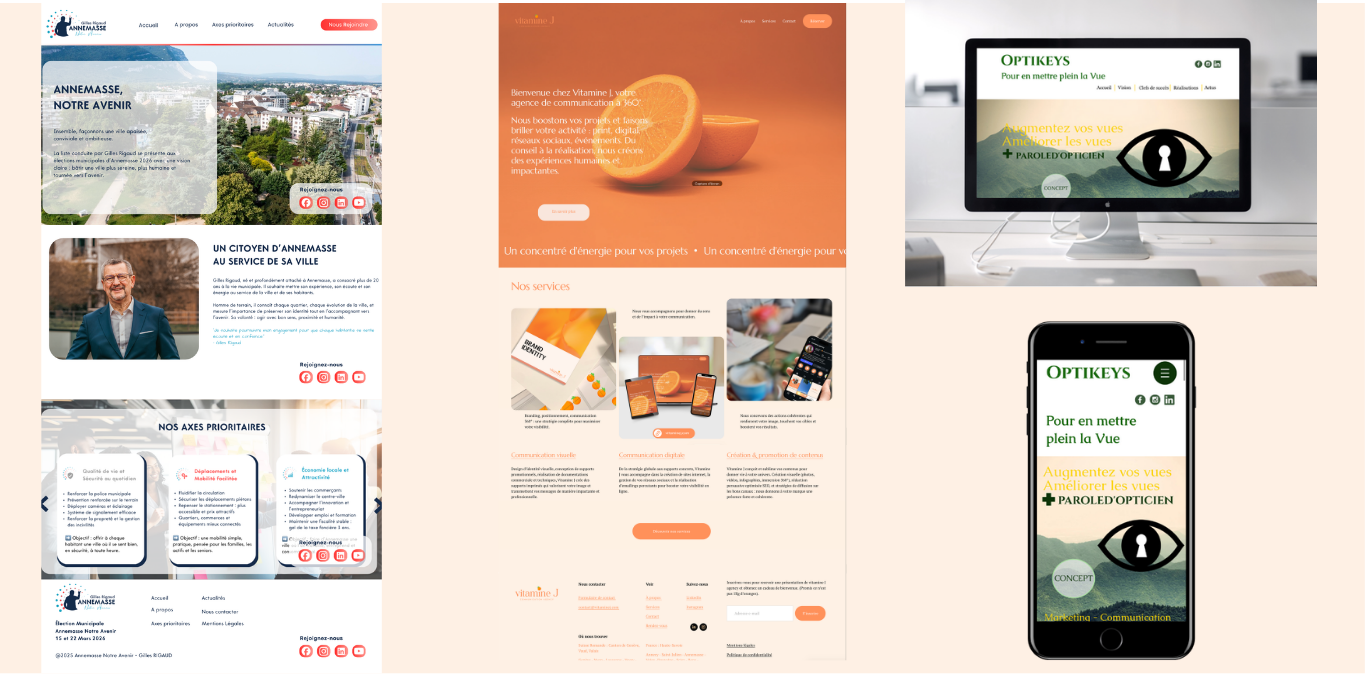 Réalisation d'un site web et rédactionnel